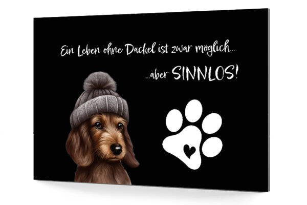 Hundeschild Dackel