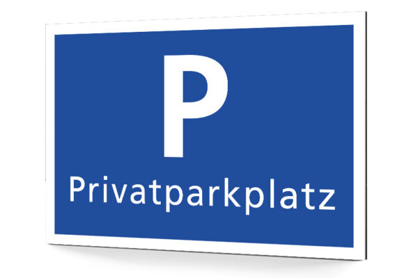 Schild Privatparkplatz